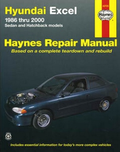 Hyundai Excel 1986 2000 Sedan And Hatchback 1 5l Service