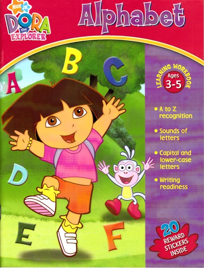 Dora the Explorer Alphabet : Learning Workbook ages 3-5