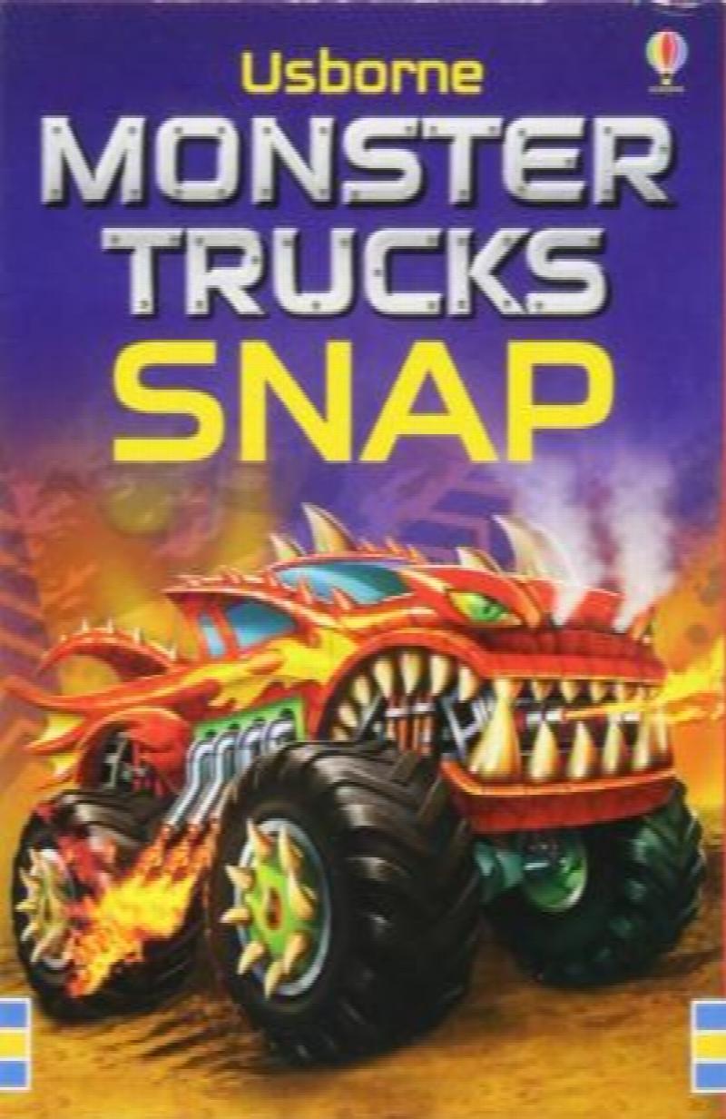 Monster Trucks Snap 52 Snap Cards (13 matching sets of 4) in this box