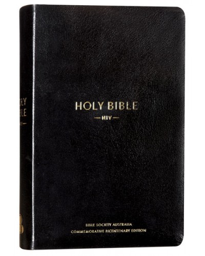 NIV Bible Bicentennial Edition Black Bonded Leather Gilt Edge